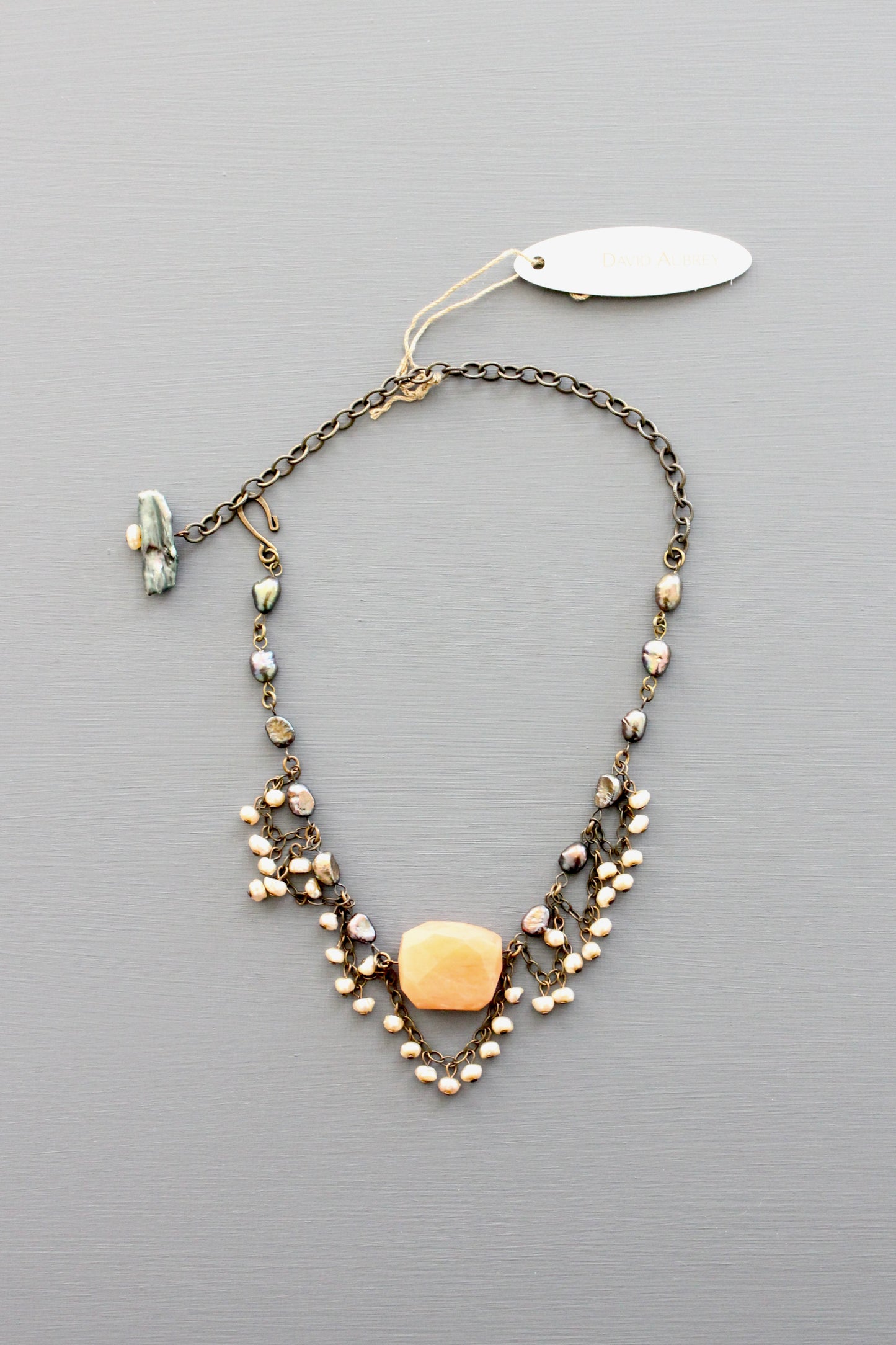 ANI216 freshwater pearl choker