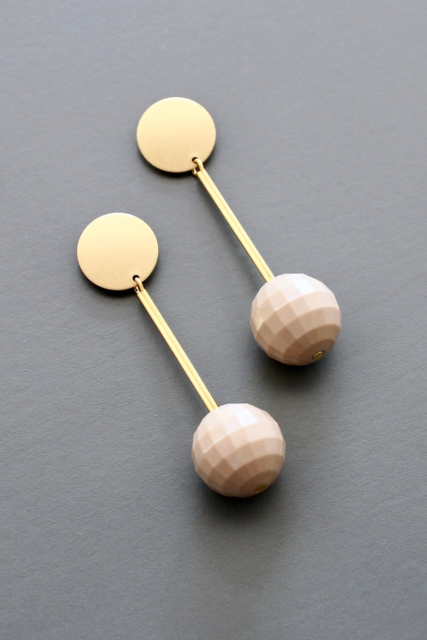 ISLE26 Faceted acrylic post earrings