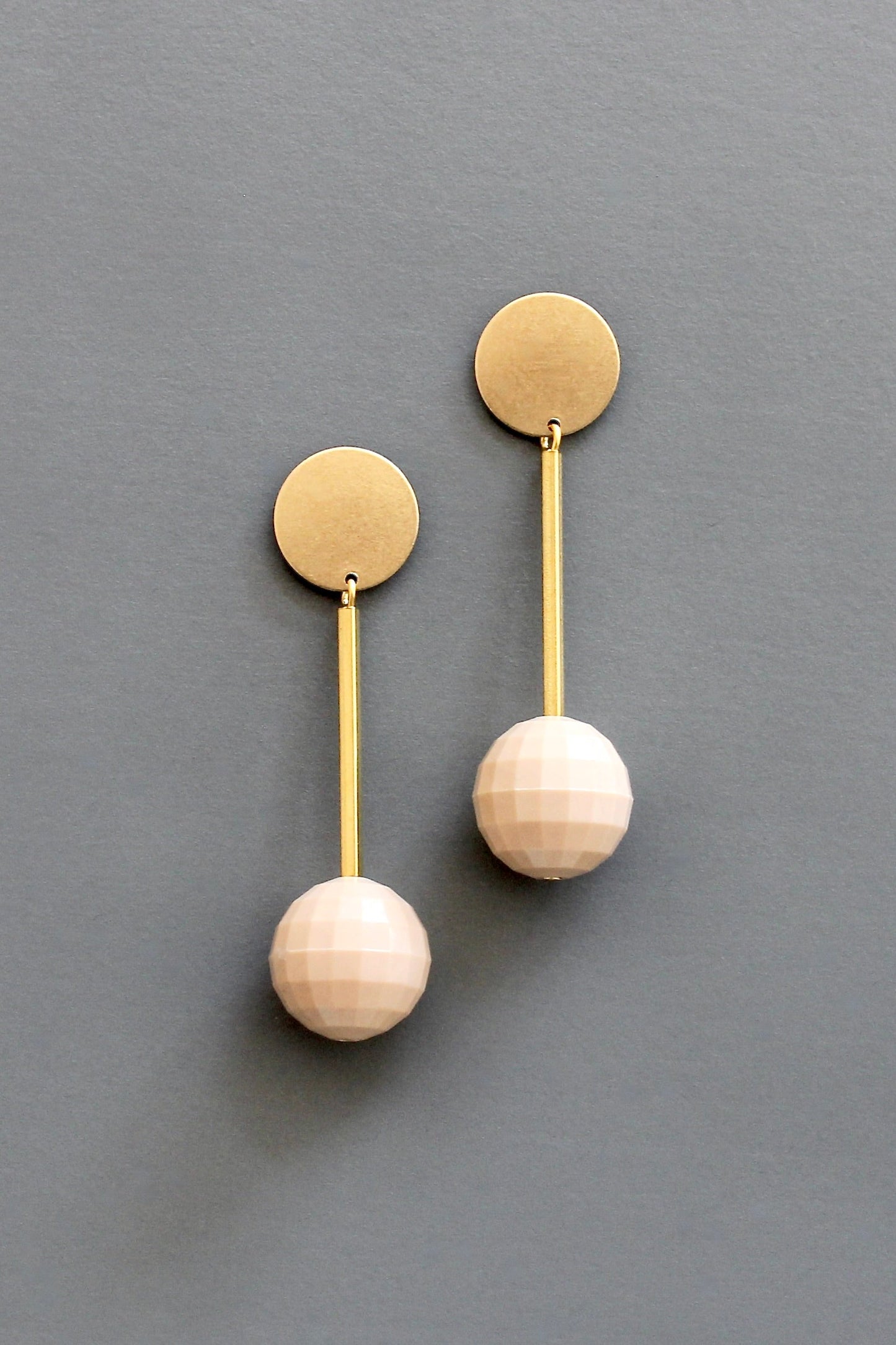 ISLE26 Faceted acrylic post earrings