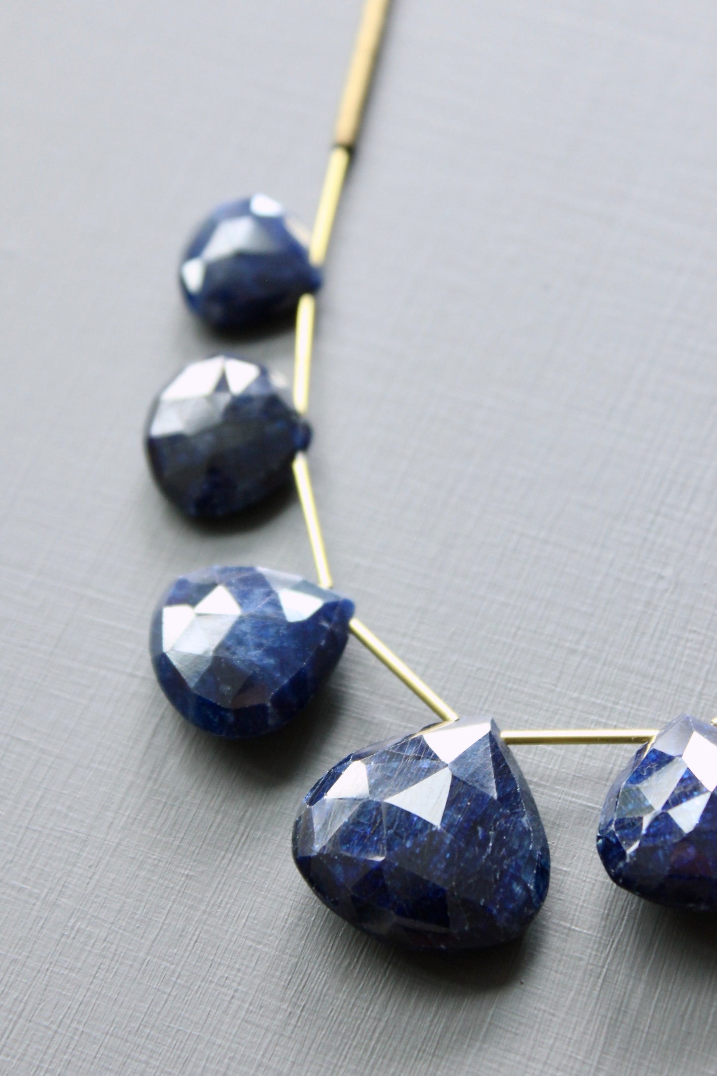 JLT818 navy teardrop necklace