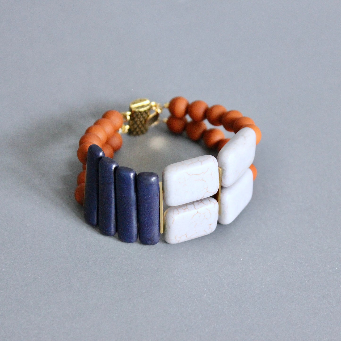 JLTB06 navy and gray bracelet