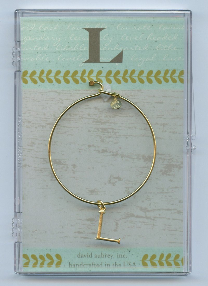 Monogram Charm Bracelet (A to Z)