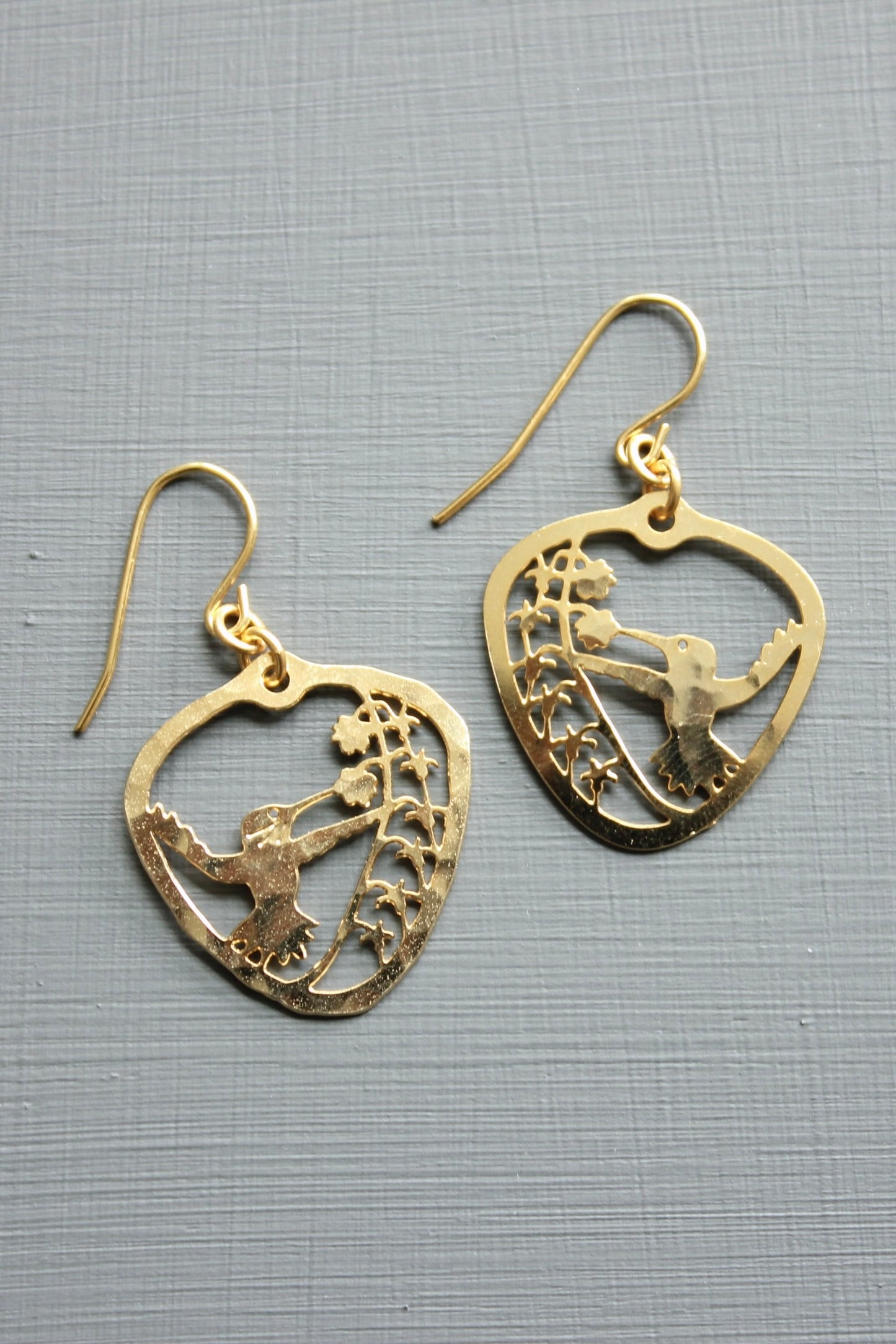 Hummingbird earrings 1 inch