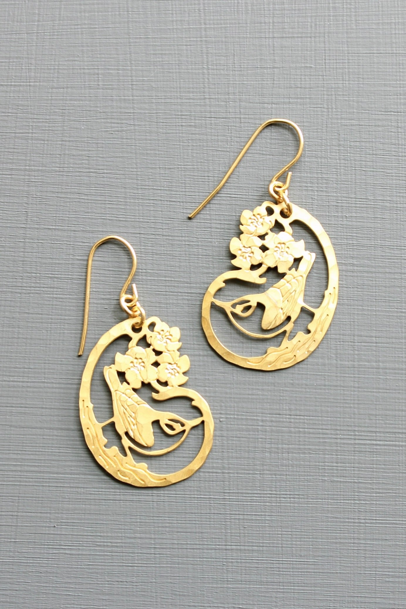 Wren earrings 1.375 inches