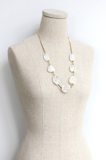 ISL226 Quartz nugget necklace