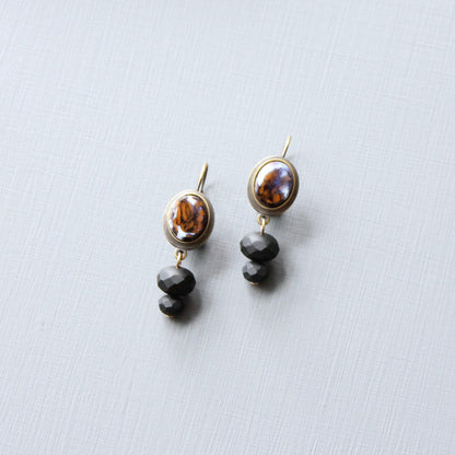 JLTE05 vintage glass earrings