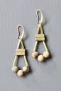 JLTE41 jasper geometric earrings