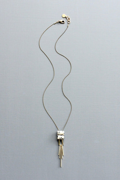 LEX119  Dalmatian pendant necklace