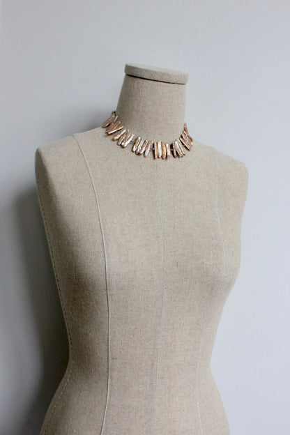 CLA119 Biwa pearl choker