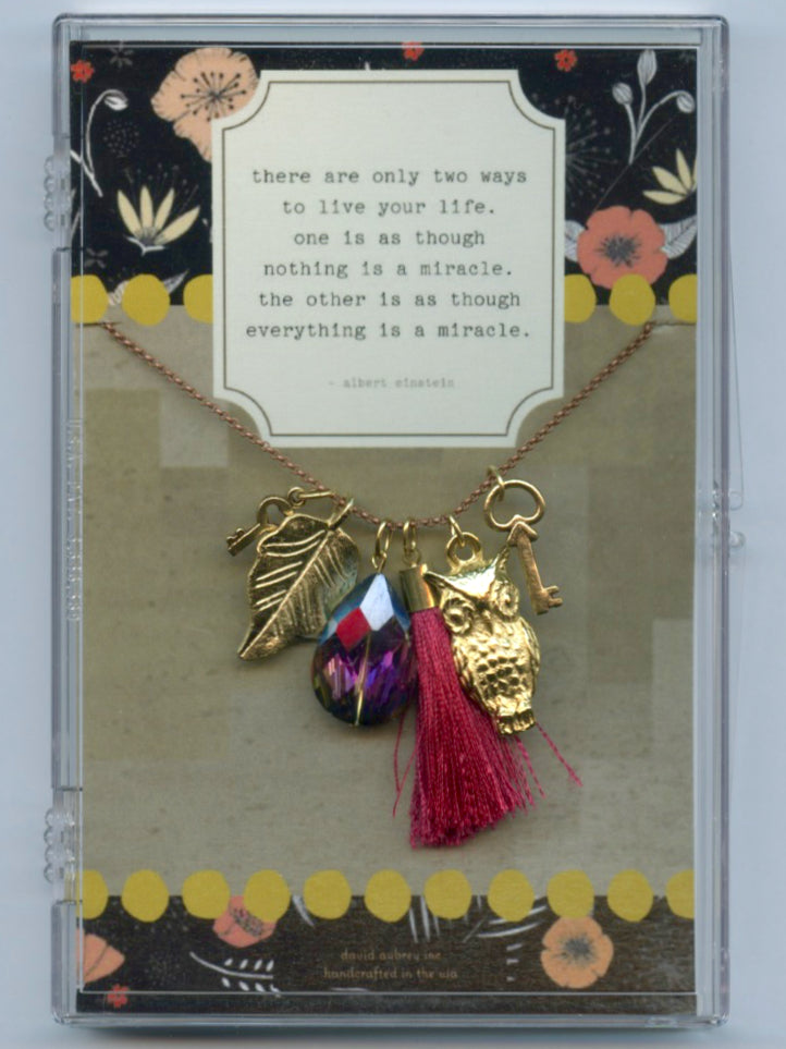 Famous Quotes Charm Necklace (35 styles)