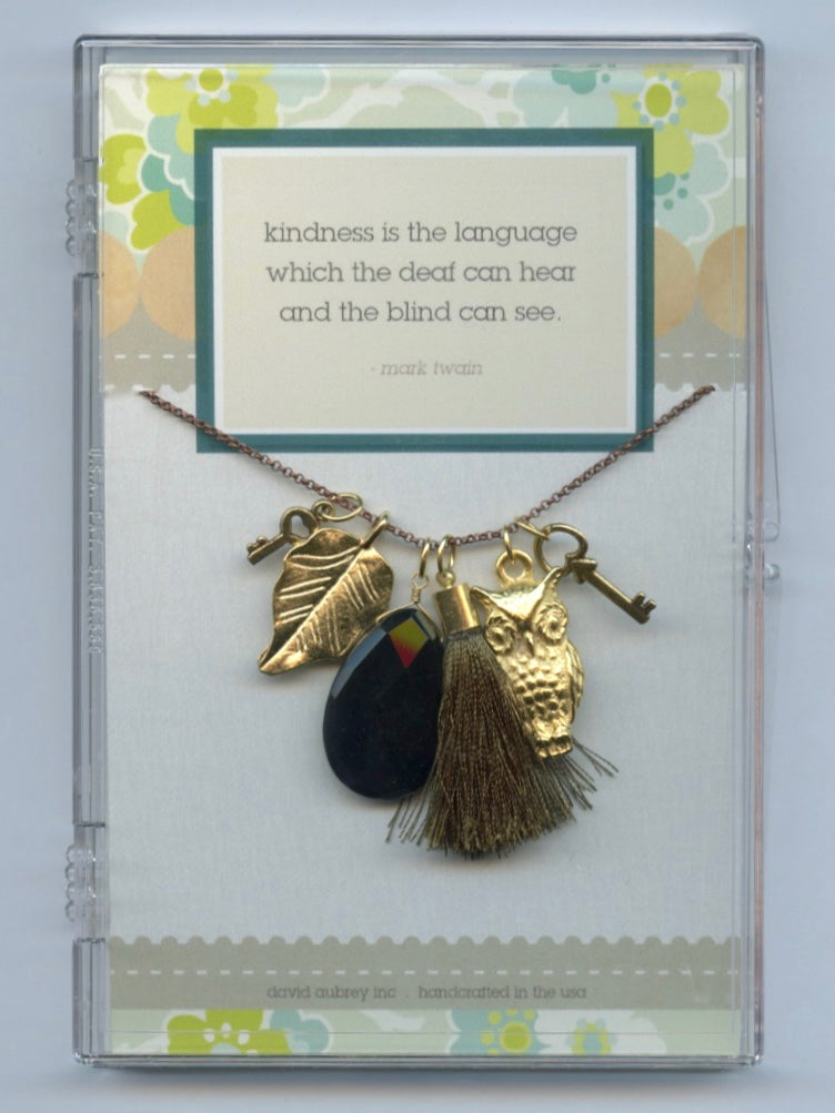 Famous Quotes Charm Necklace (35 styles)