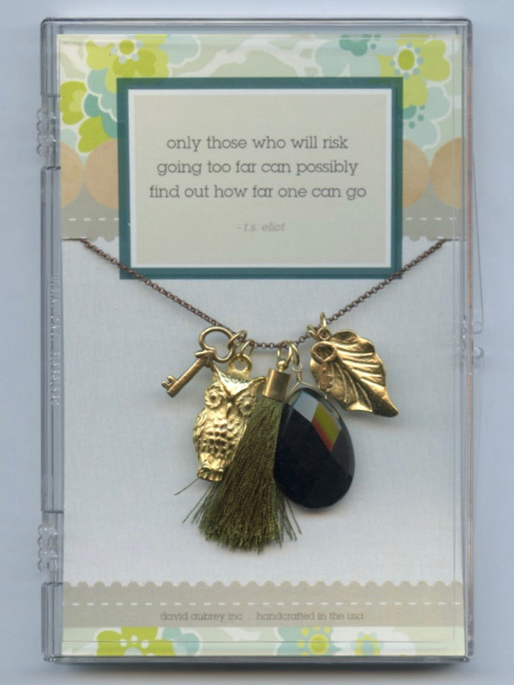 Famous Quotes Charm Necklace (35 styles)