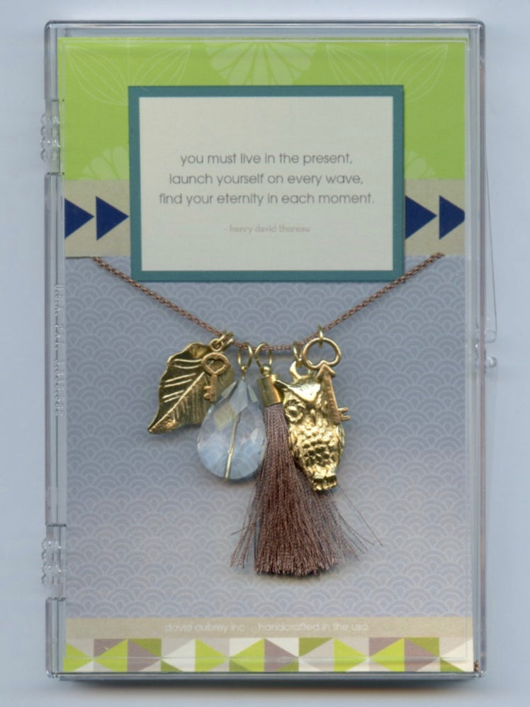 Famous Quotes Charm Necklace (35 styles)