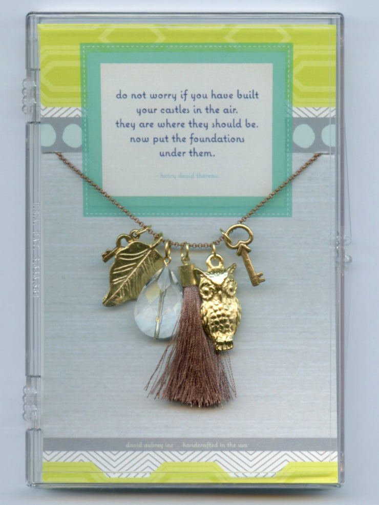 Famous Quotes Charm Necklace (35 styles)