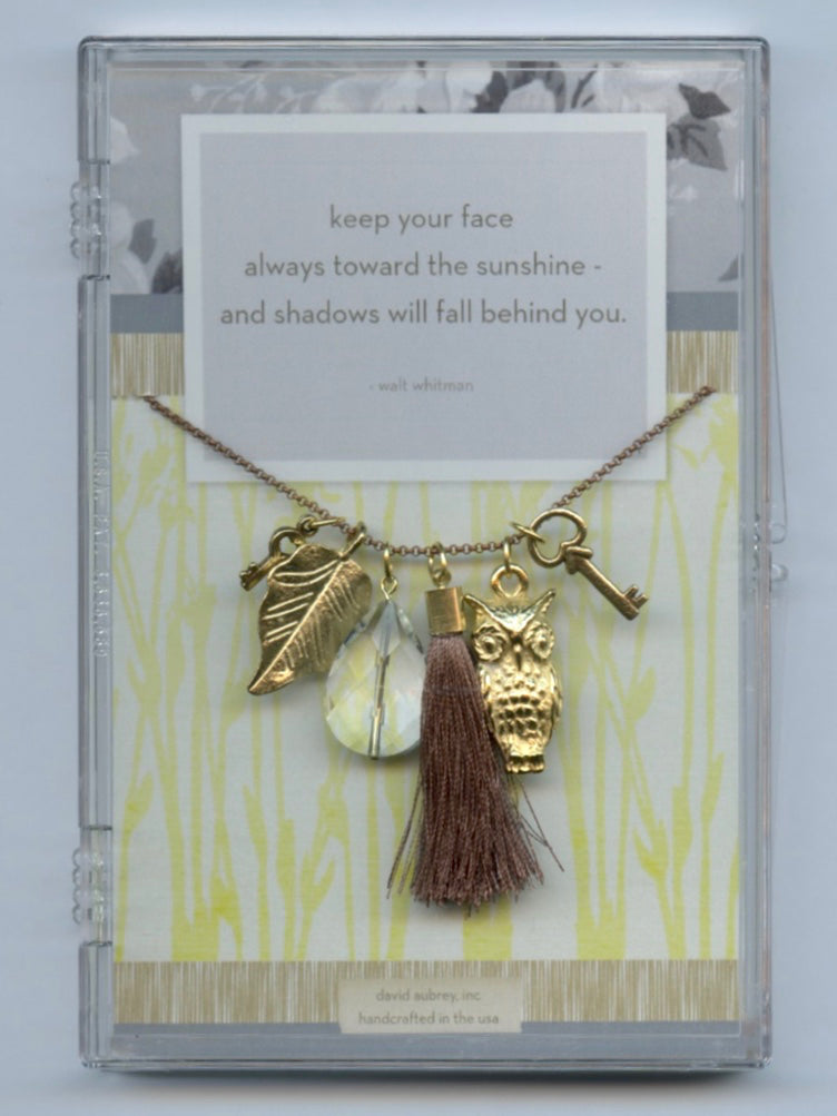 Famous Quotes Charm Necklace (35 styles)