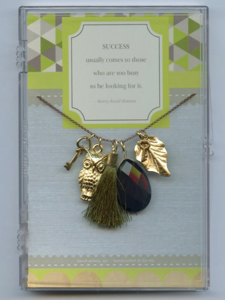 Famous Quotes Charm Necklace (35 styles)