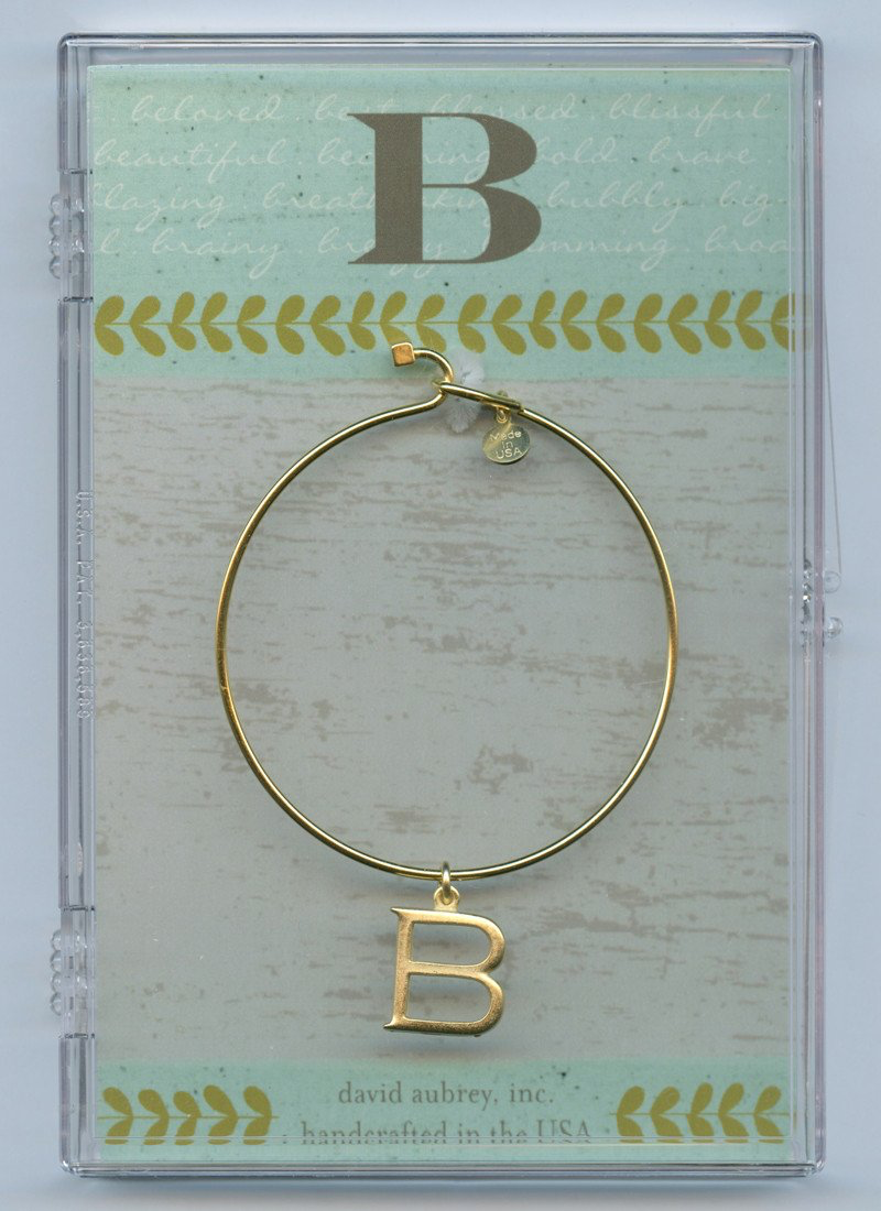 Monogram Charm Bracelet (A to Z)